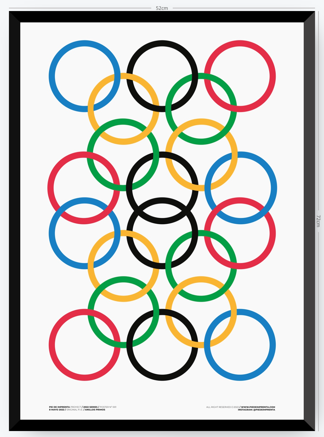 Anillos Primos - 50 x 70 cm