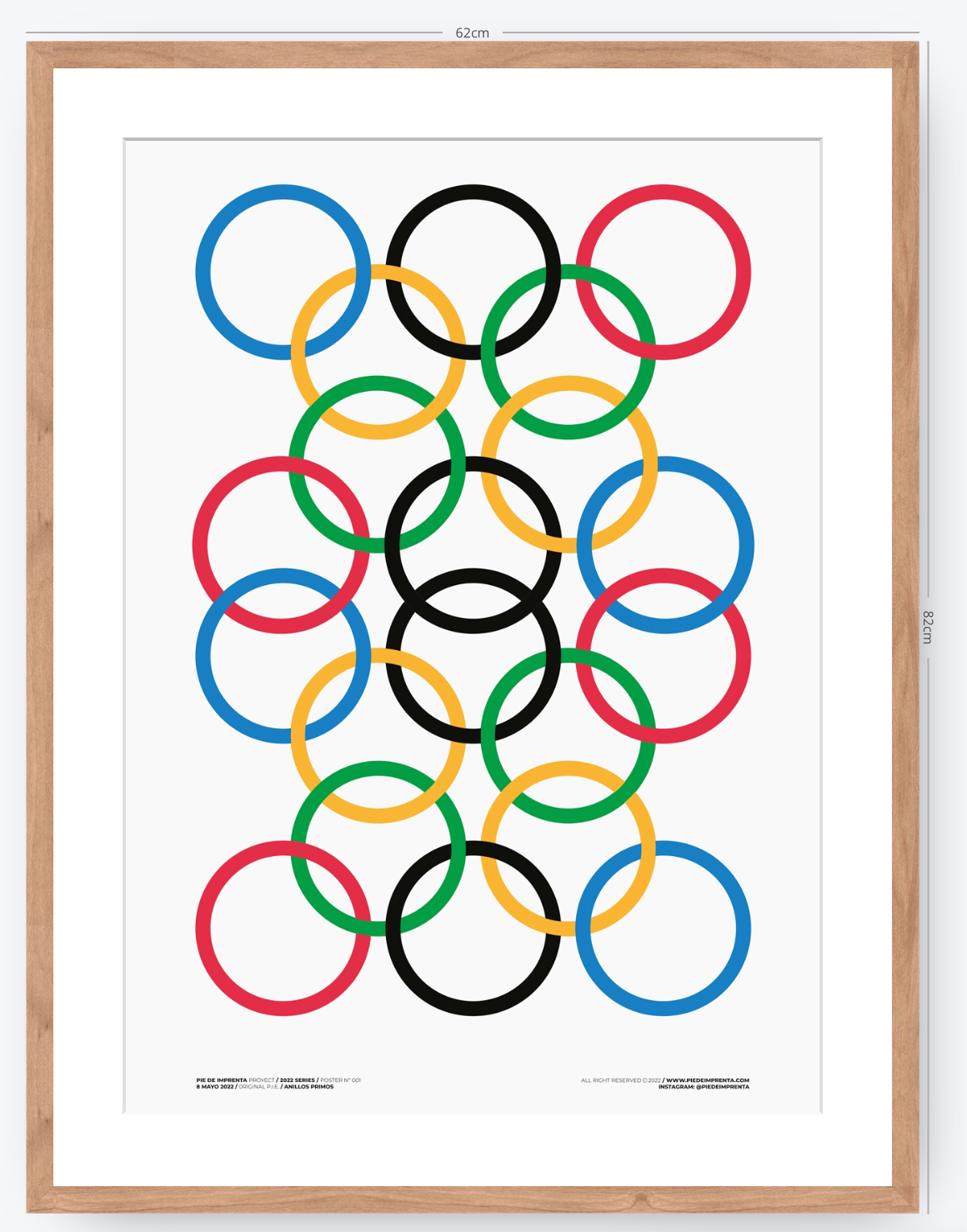 Anillos Primos - 50 x 70 cm