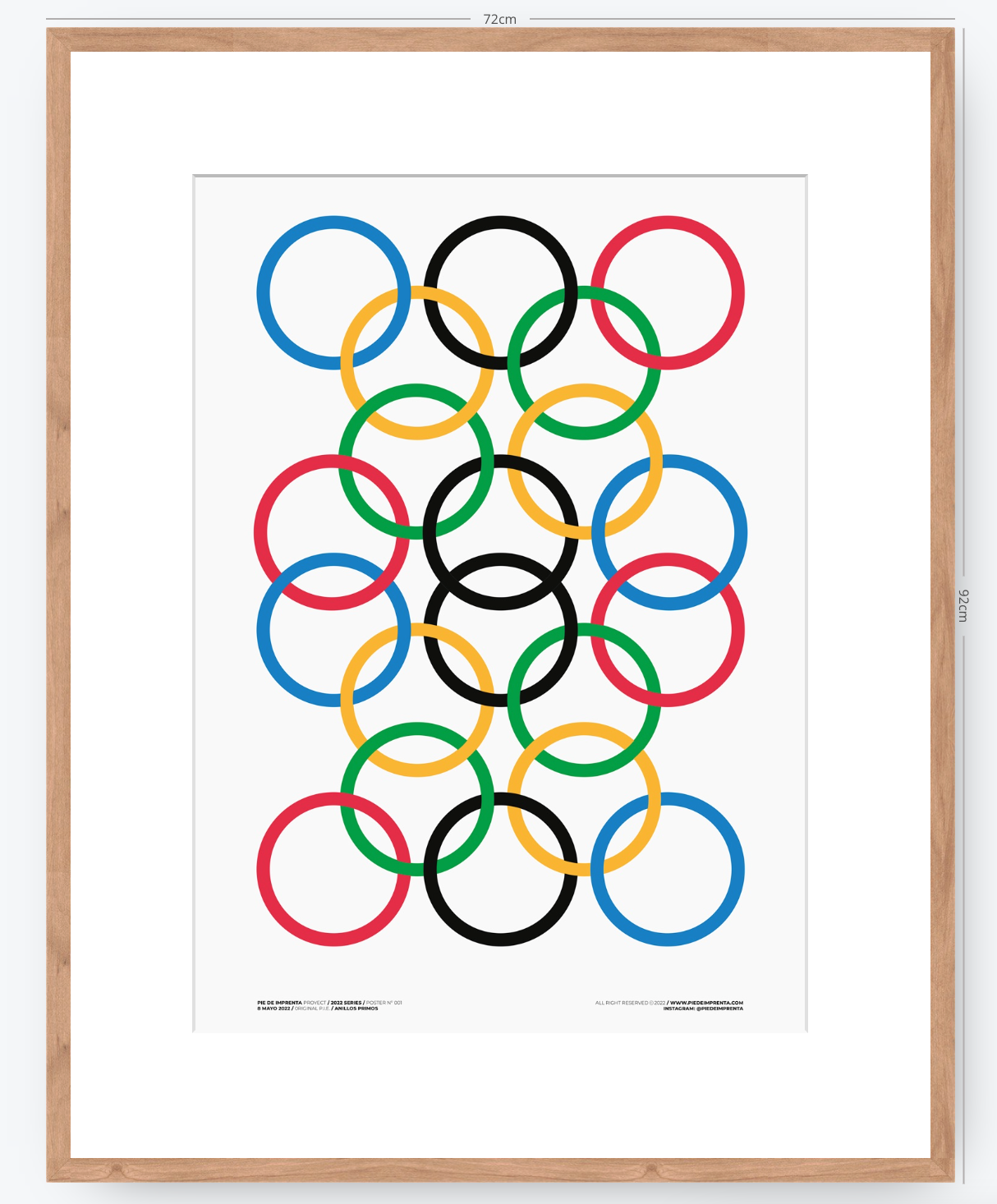 Anillos Primos - 50 x 70 cm