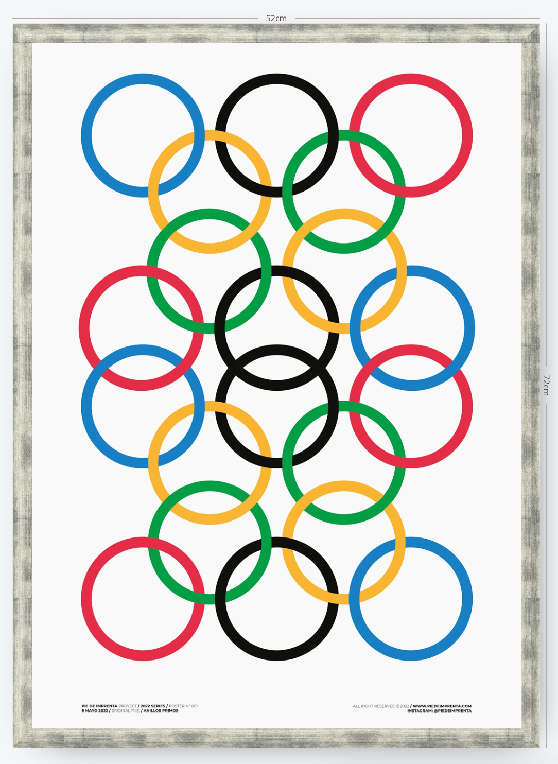 Anillos Primos - 50 x 70 cm