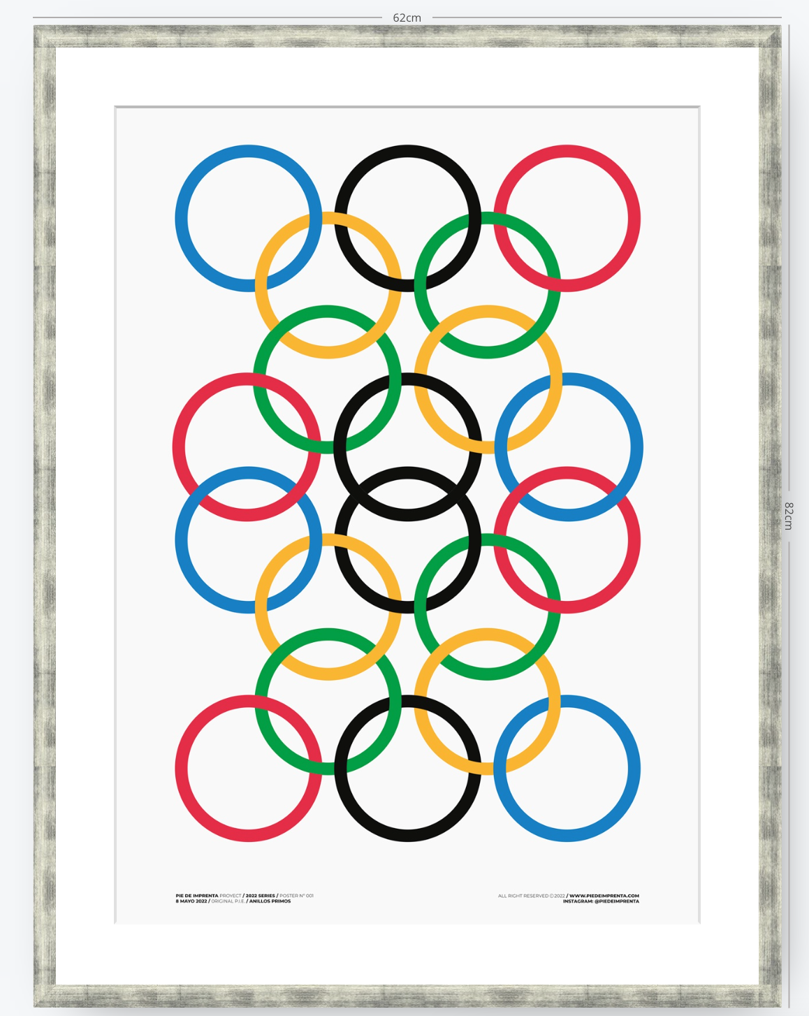 Anillos Primos - 50 x 70 cm