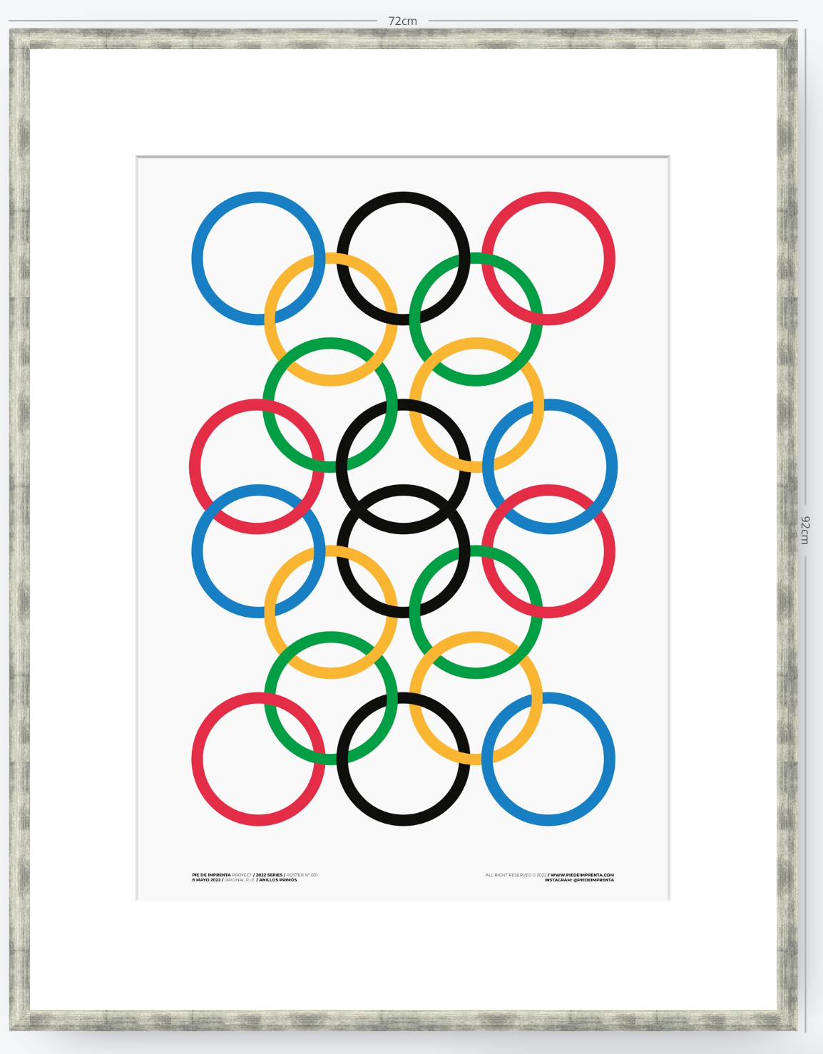 Anillos Primos - 50 x 70 cm