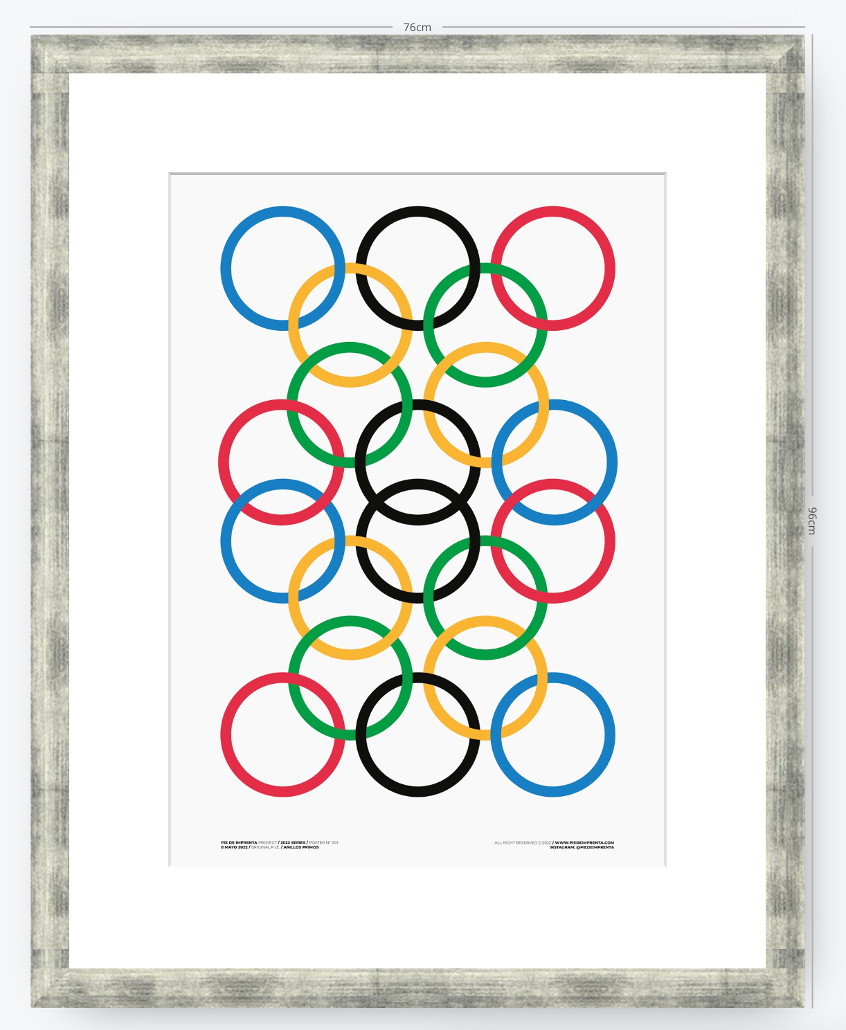 Anillos Primos - 50 x 70 cm