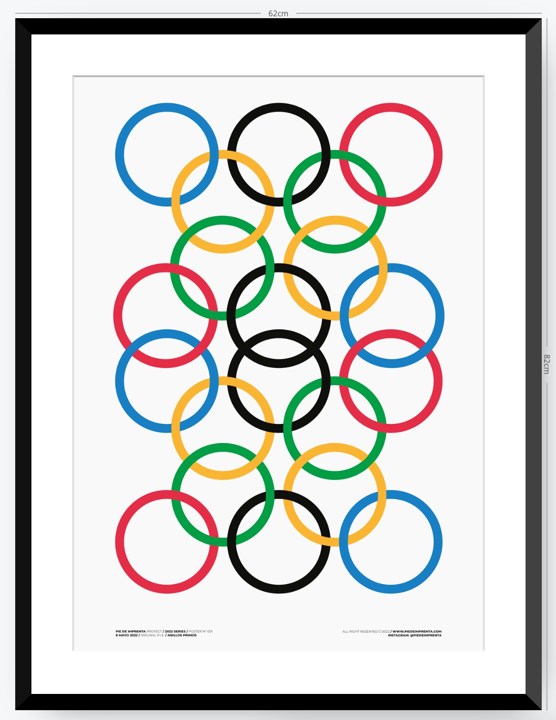 Anillos Primos - 50 x 70 cm