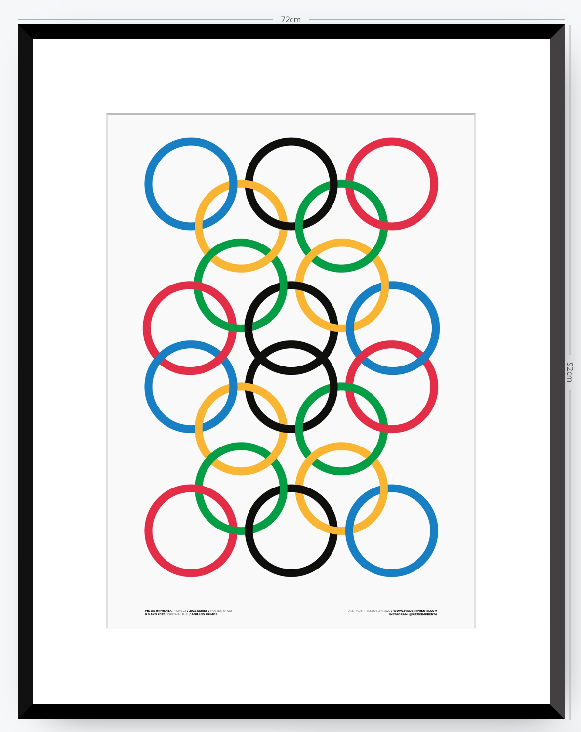 Anillos Primos - 50 x 70 cm