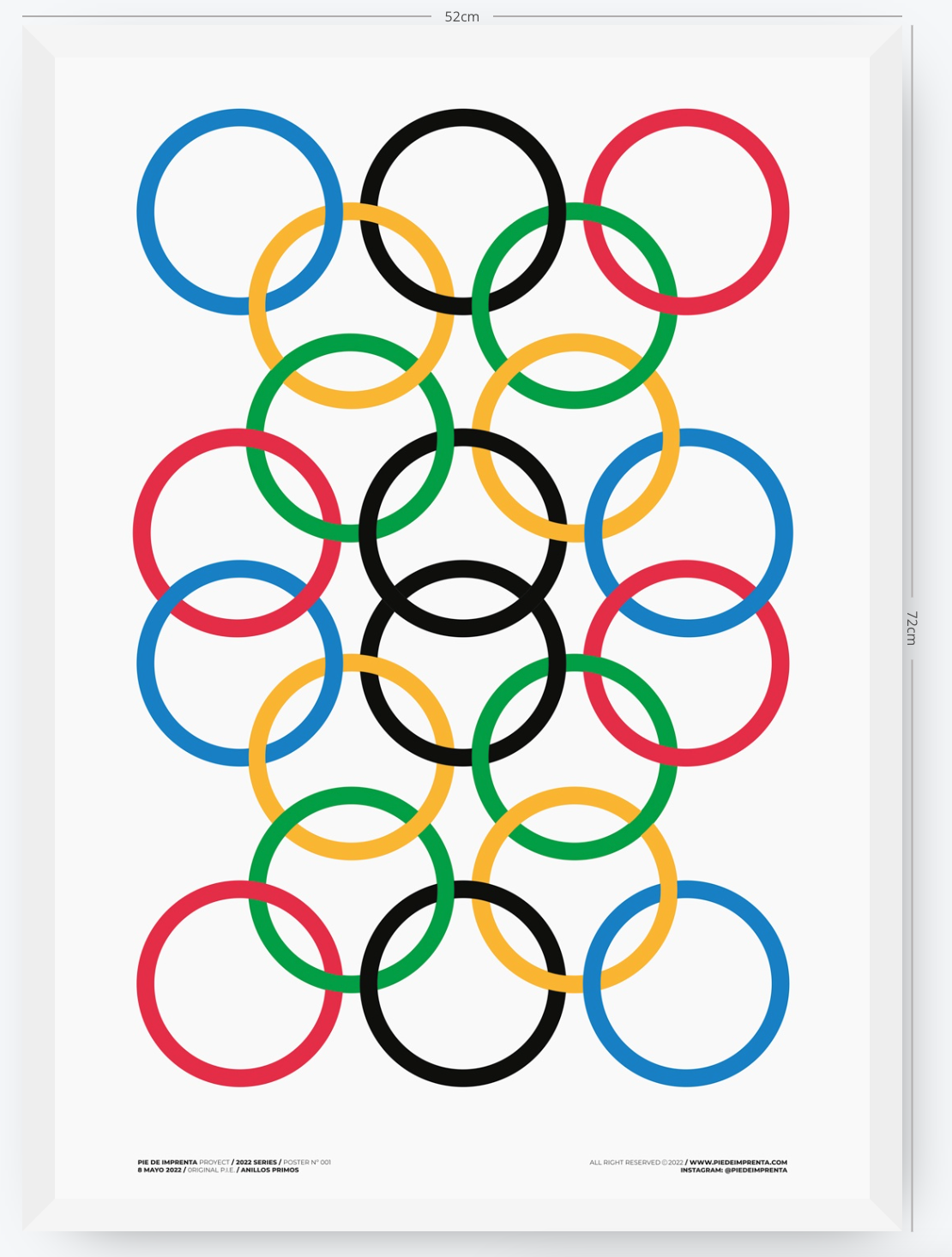Anillos Primos - 50 x 70 cm