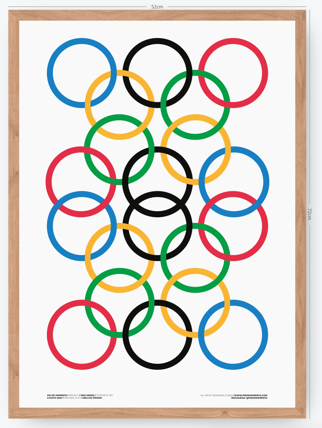 Anillos Primos - 50 x 70 cm