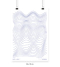 Ondas Azules - 50 x 70 cm