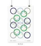 Anillos Impresionistas - 50 x 70 cm