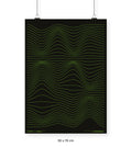 Ondas Verdes - 50 x 70 cm