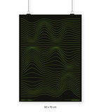 Ondas Verdes - 50 x 70 cm