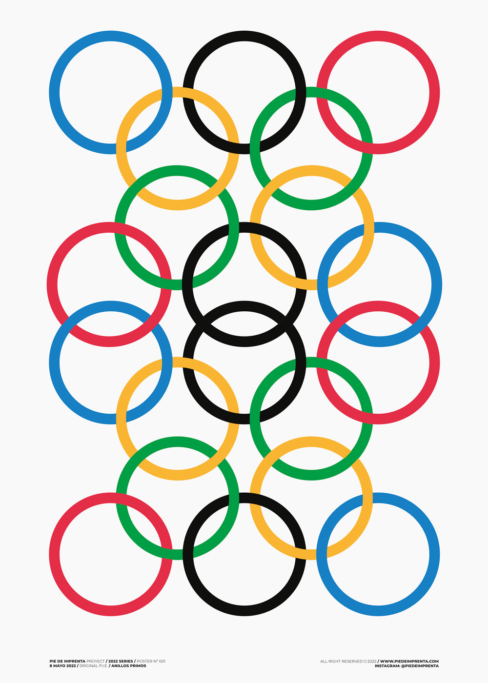 Anillos Primos - 50 x 70 cm