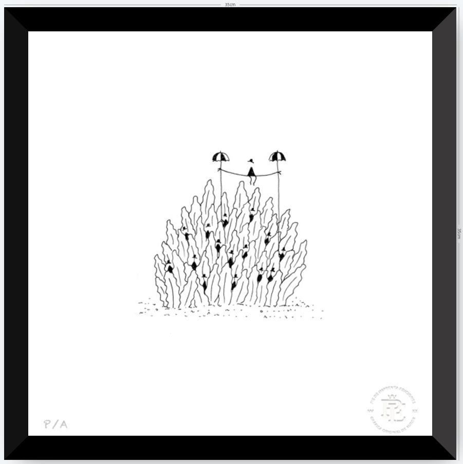 Plantas - 33 x 33 cm