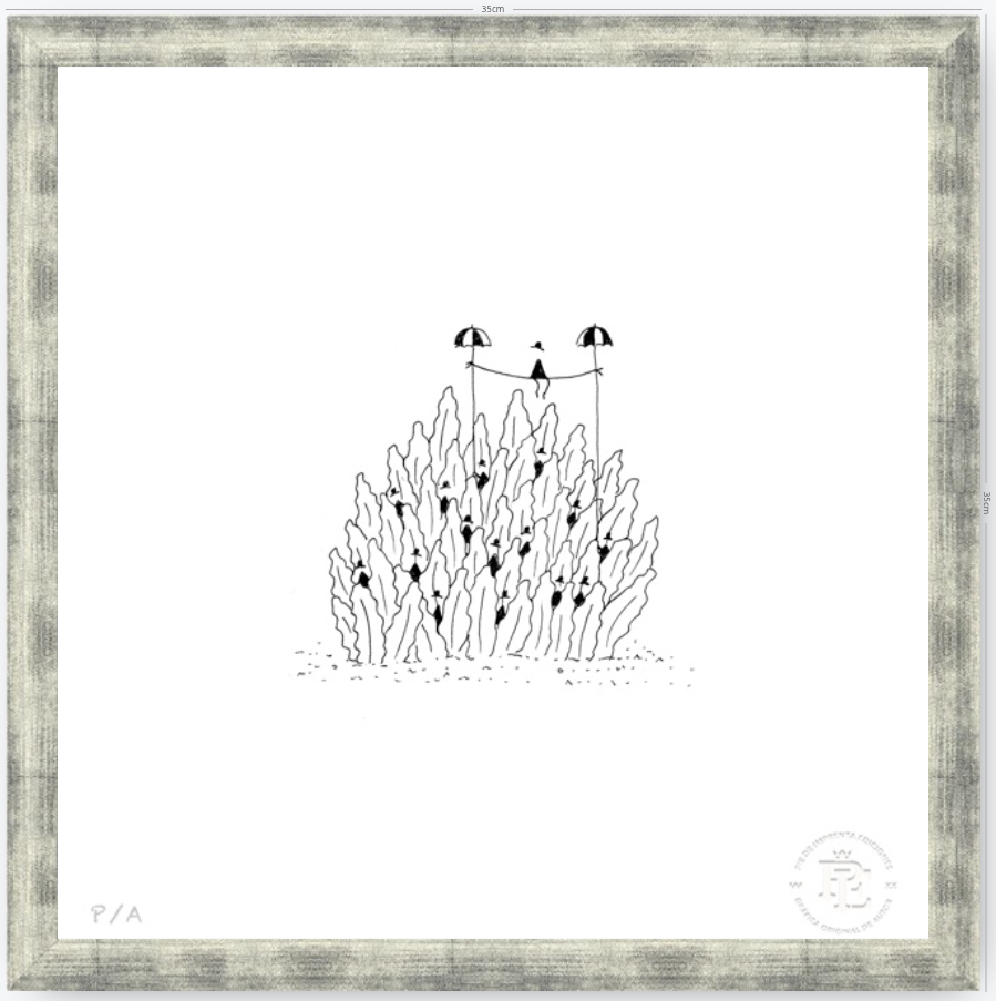 Plantas - 33 x 33 cm
