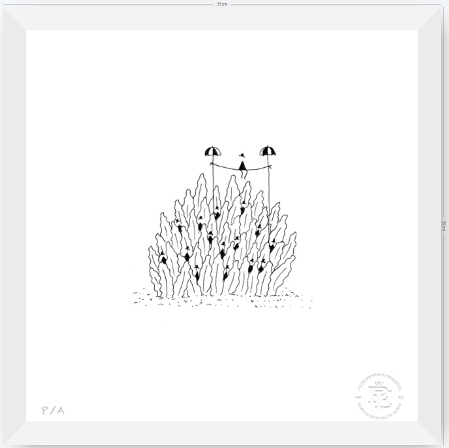 Plantas - 33 x 33 cm
