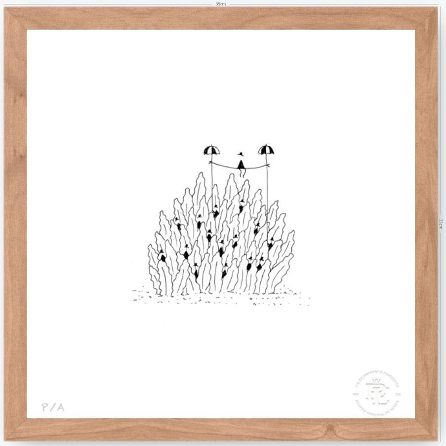 Plantas - 33 x 33 cm