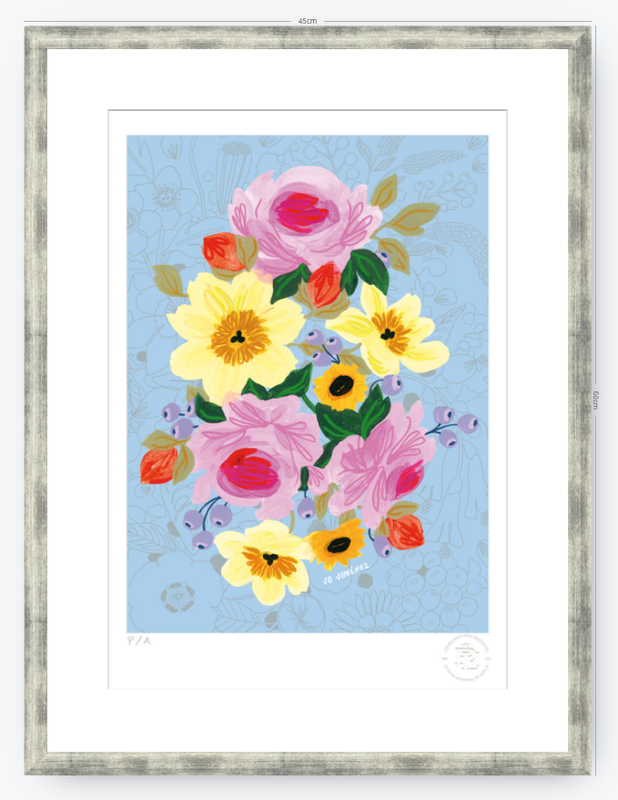 Racimo de Flores - 33 x 48 cm