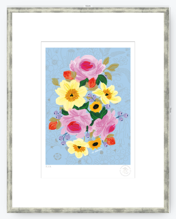 Racimo de Flores - 33 x 48 cm