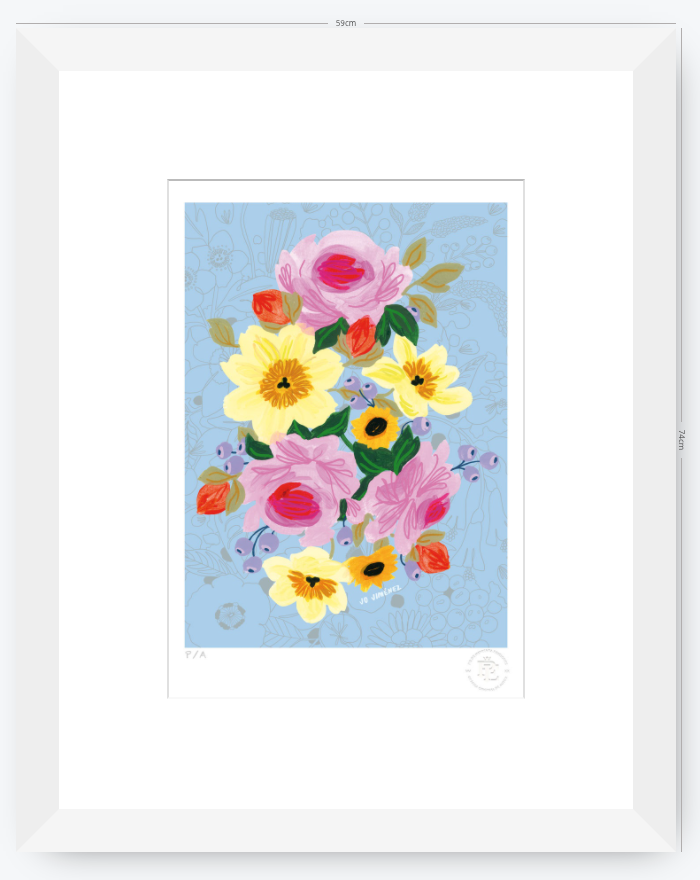 Racimo de Flores - 33 x 48 cm