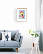Racimo de Flores - 33 x 48 cm
