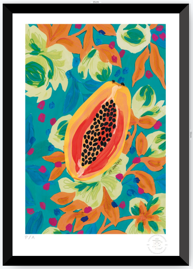Papaya - 33 x 48 cm