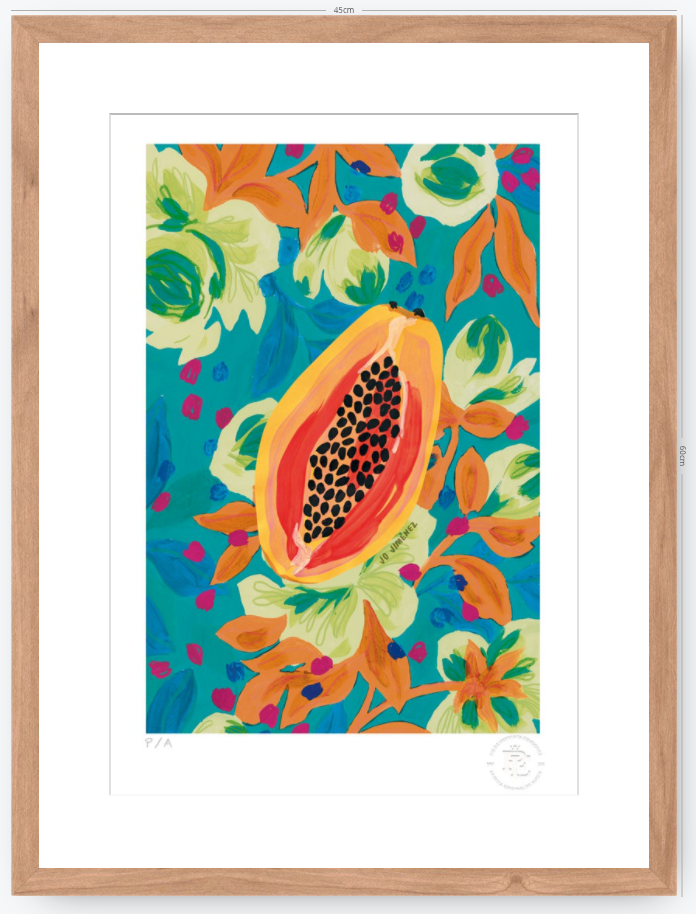 Papaya - 33 x 48 cm