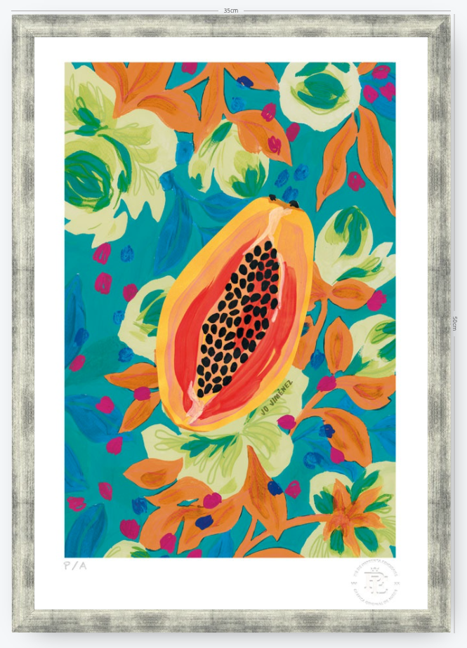 Papaya - 33 x 48 cm