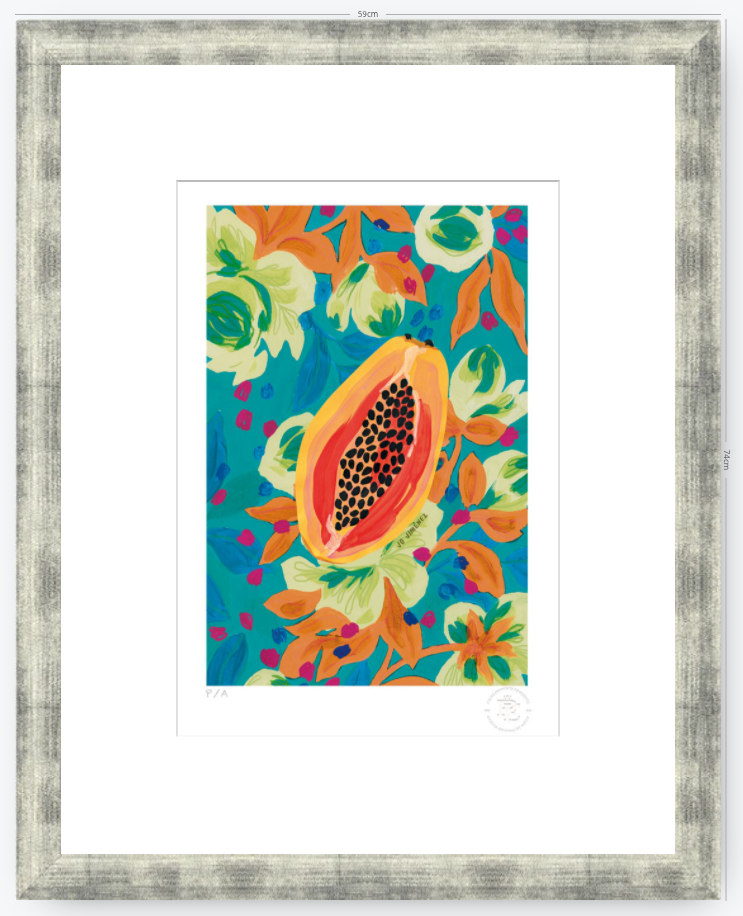 Papaya - 33 x 48 cm