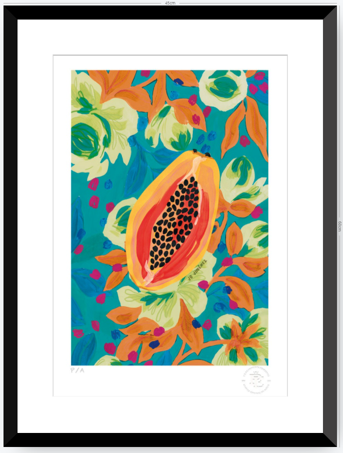 Papaya - 33 x 48 cm