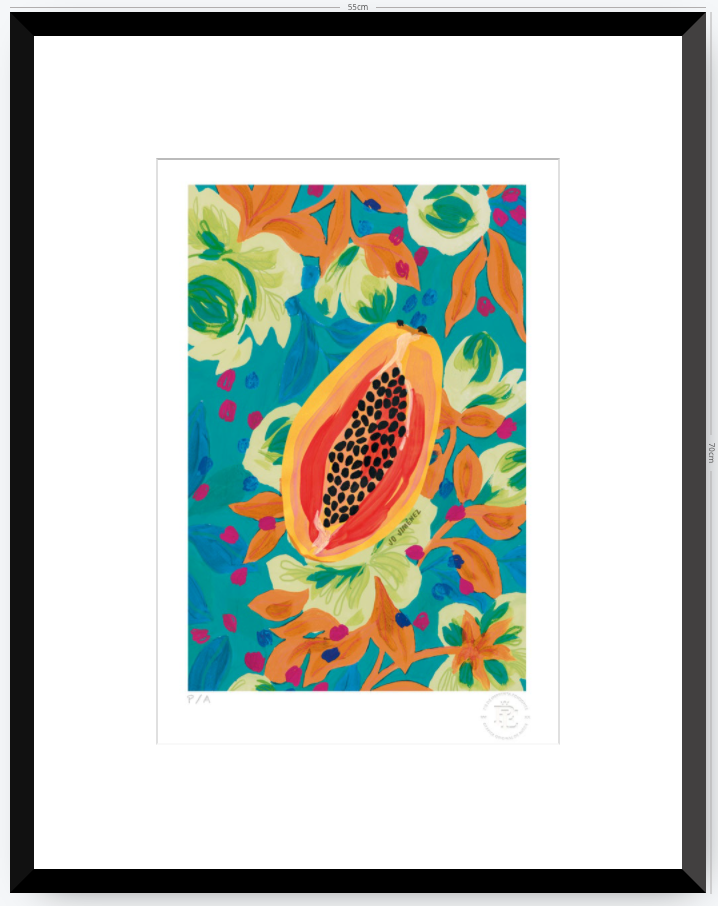 Papaya - 33 x 48 cm