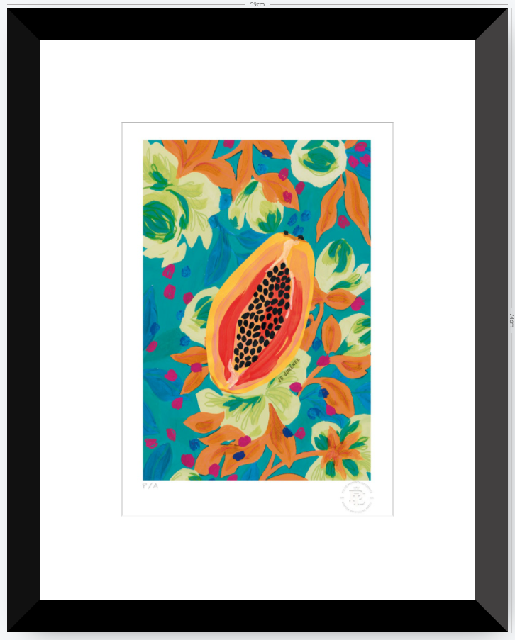 Papaya - 33 x 48 cm