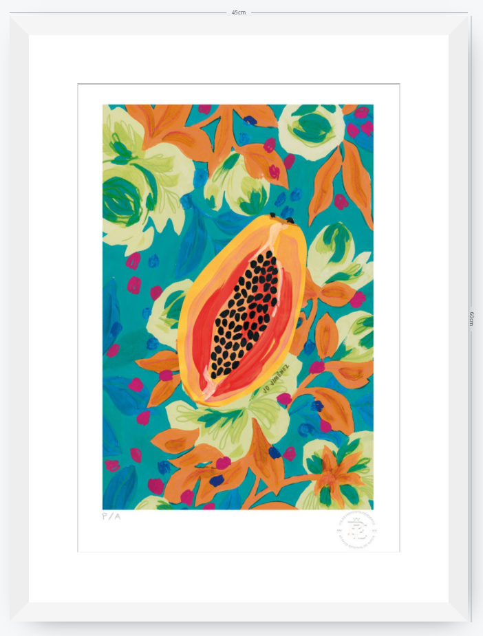 Papaya - 33 x 48 cm