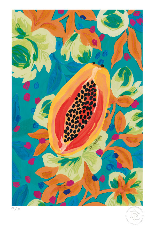 Papaya - 33 x 48 cm