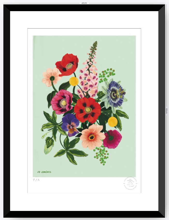 Racimo de Flores II- 33 x 48 cm
