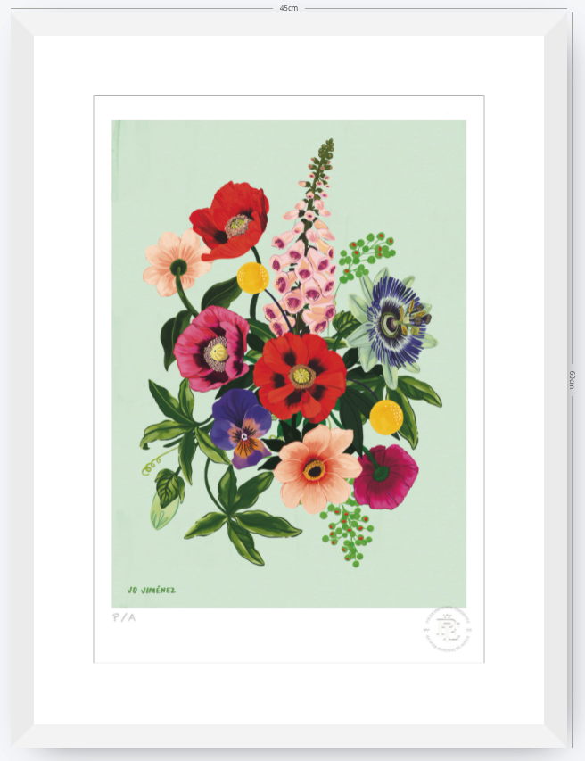 Racimo de Flores II- 33 x 48 cm