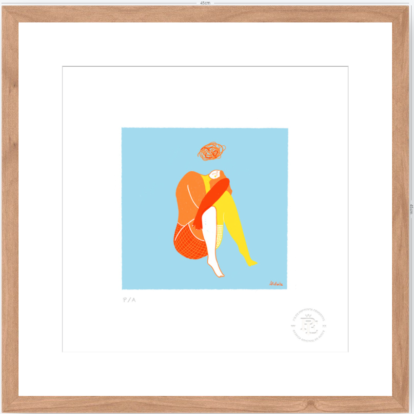 Pensamientos - 33 x 33 cm