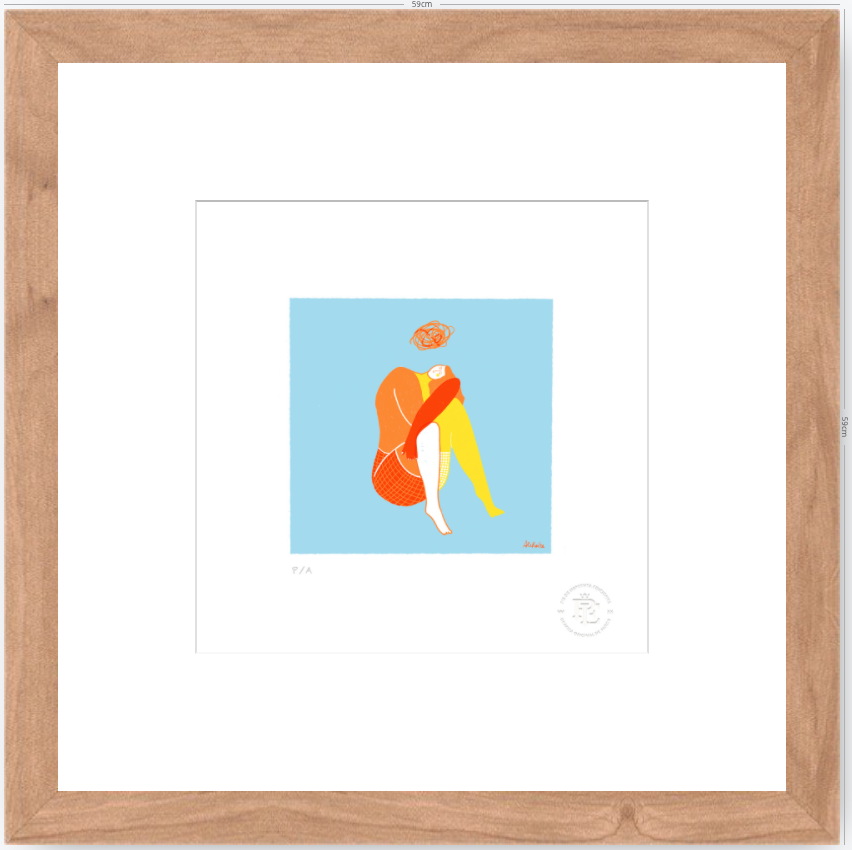 Pensamientos - 33 x 33 cm