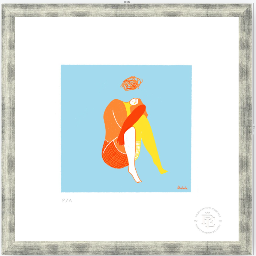 Pensamientos - 33 x 33 cm