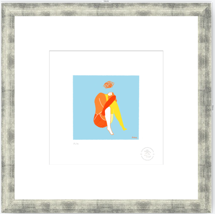 Pensamientos - 33 x 33 cm