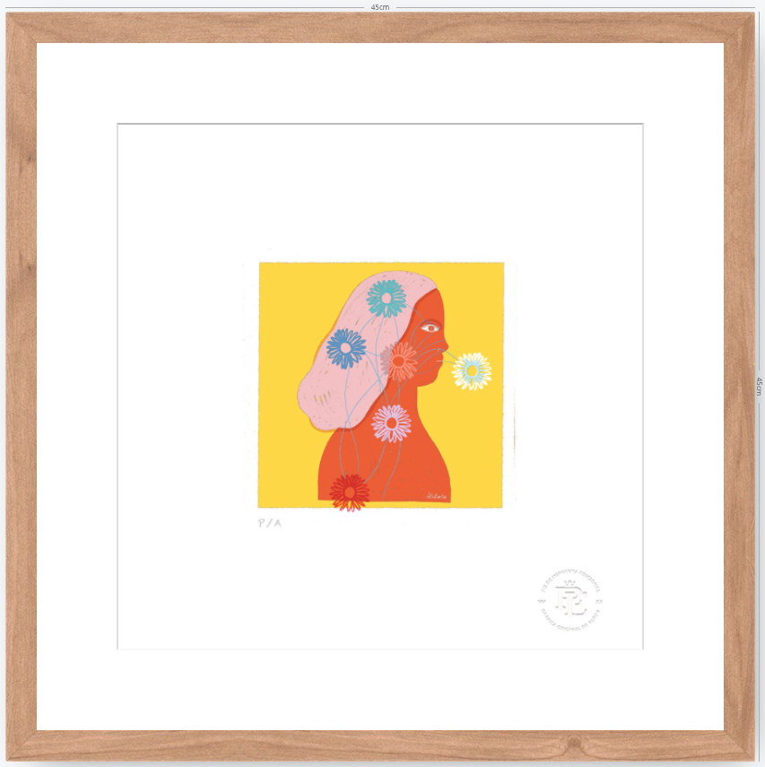 Covid de Primavera - 33 x 33 cm