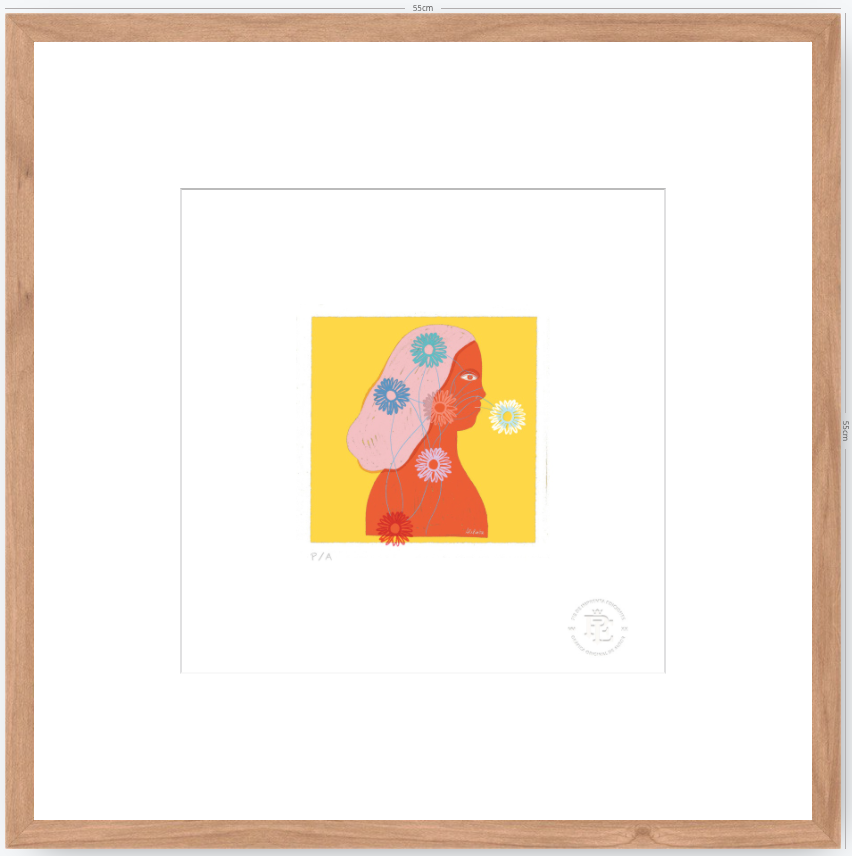 Covid de Primavera - 33 x 33 cm