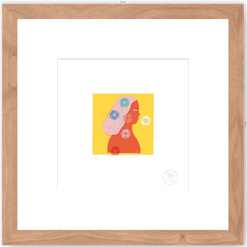 Covid de Primavera - 33 x 33 cm