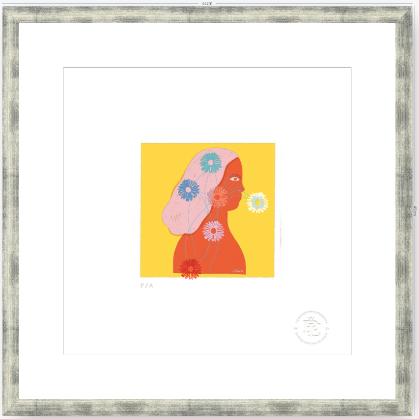 Covid de Primavera - 33 x 33 cm