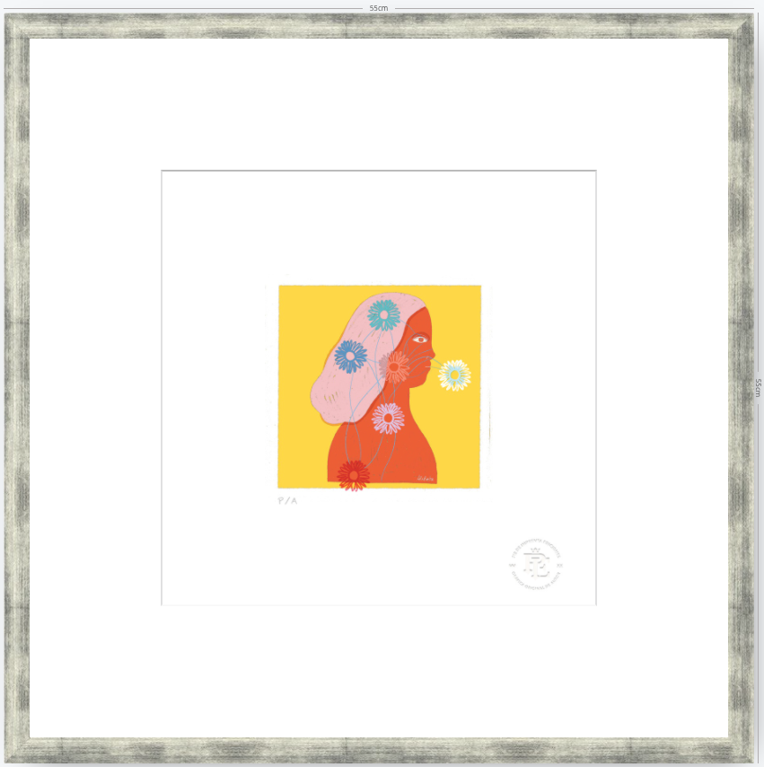 Covid de Primavera - 33 x 33 cm