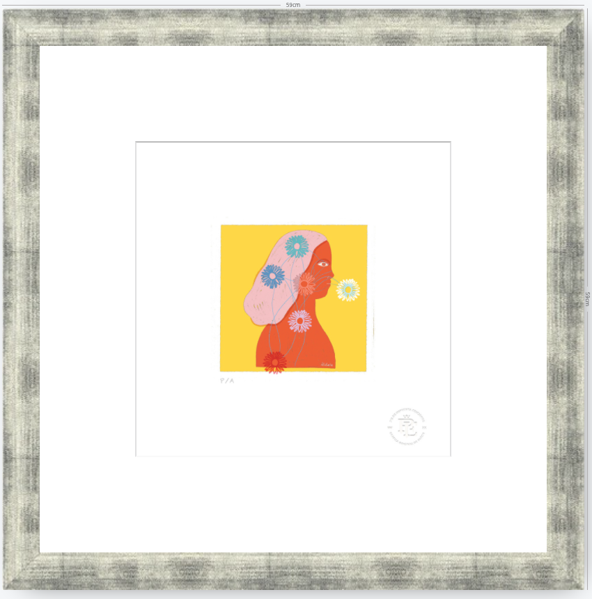 Covid de Primavera - 33 x 33 cm