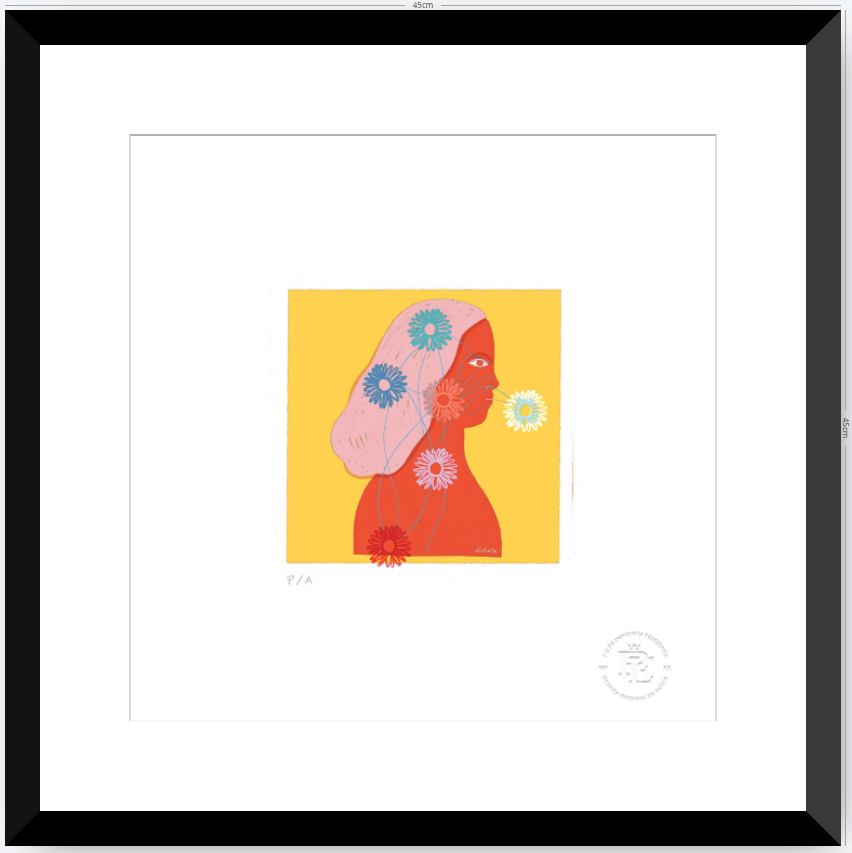 Covid de Primavera - 33 x 33 cm