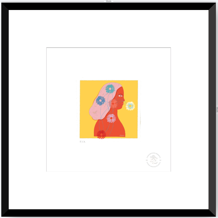 Covid de Primavera - 33 x 33 cm