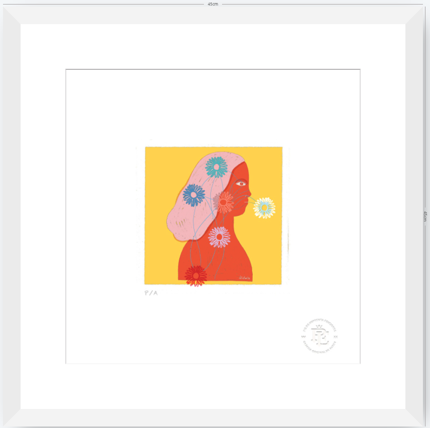 Covid de Primavera - 33 x 33 cm