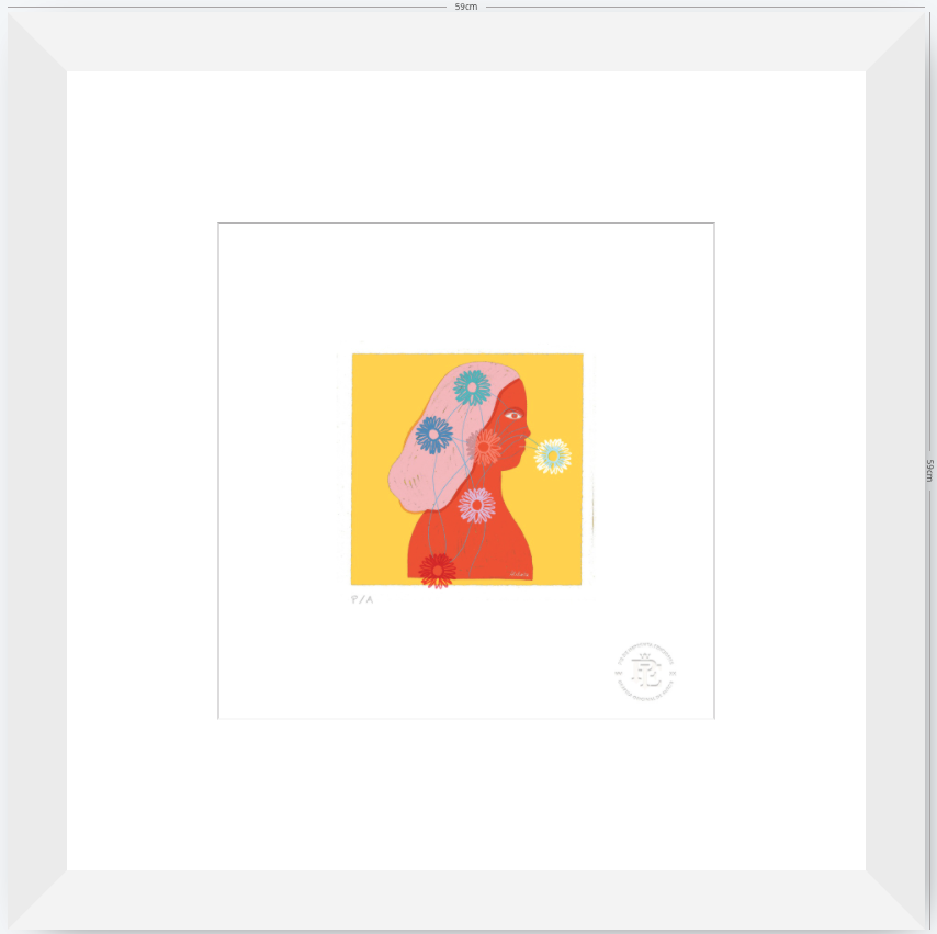 Covid de Primavera - 33 x 33 cm