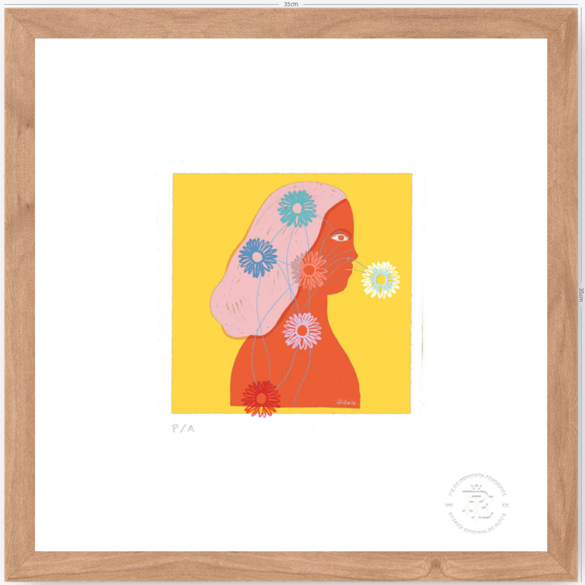 Covid de Primavera - 33 x 33 cm